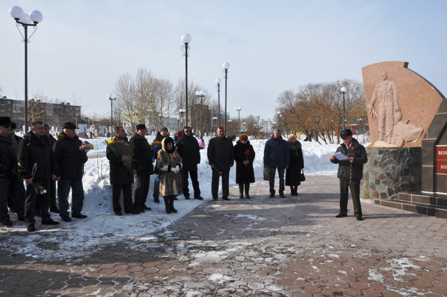 Городские депутаты приняли участие в мероприятиях, посвященных 27-летию вывода Советских войск из Афганистана