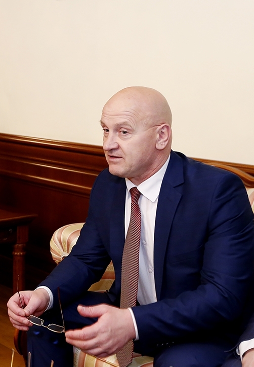 Глава Петропавловска Константин Слыщенко  встретился с мэром Еревана Тароном Маргаряном