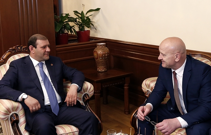 Глава Петропавловска Константин Слыщенко  встретился с мэром Еревана Тароном Маргаряном