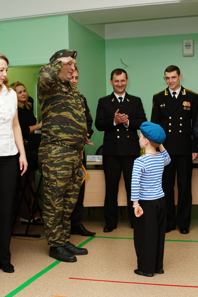В Петропавловске при поддержке городских депутатов прошел смотр-конкурс cтроя и песни среди старших дошколят, посвященный Дню защитника Отечества