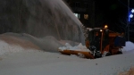 105 единиц снегоуборочной техники в минувшие сутки боролись с последствиями циклона в краевой столице. За ночь на полигоны было вывезено более 10 тысяч кубометров снега