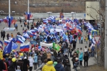 Глава городского округа Константин Слыщенко и депутаты Городской Думы Петропавловска приняли участие в первомайской демонстрации