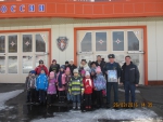 Первоклассники средней школы № 40 Петропавловска-Камчатского посетили специализированную пожарно-спасательную часть
