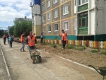 Субботник в микрорайоне "Северо-Восток" Петропавловска прошел при поддержке городского депутата 