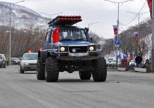Автопробег «Спасибо деду за Победу!» состоялся на Камчатке